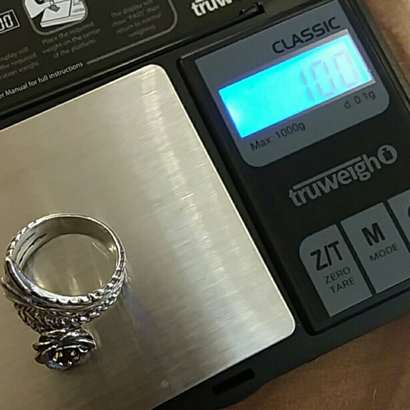 ISRAELI ARTISAN STERLING CITRINE RING - Picture 8 of 8